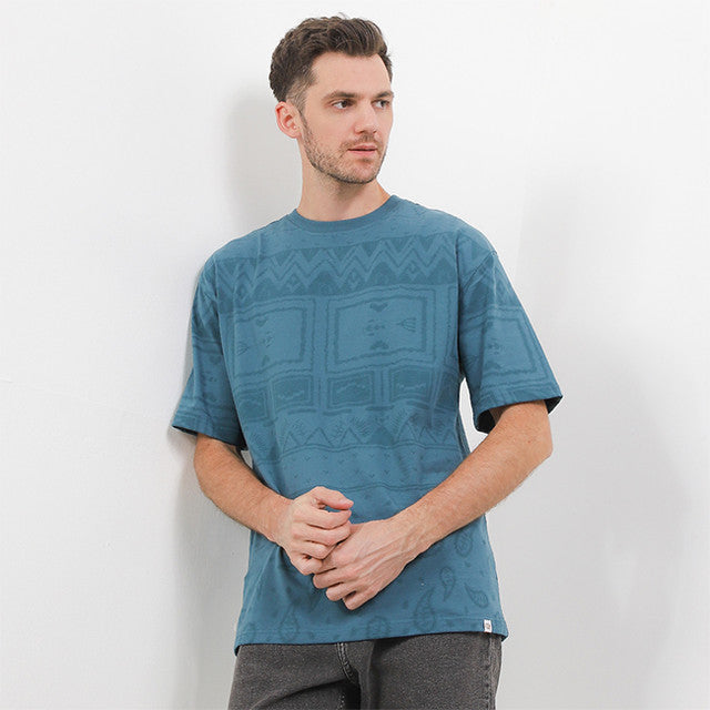 Obermain Pakaian Pria T Shirt Arkana In Blue