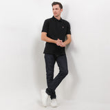 Hush Puppies Pakaian Pria Polo Bsc Tangelo In Black
