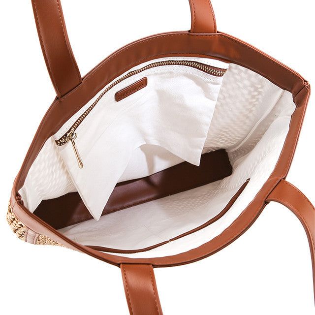 Obermain Tas Wanita Aliyah Tote Bag In Cognac