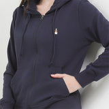 Hush Puppies Pakaian Wanita Jackets Kaina In Navy