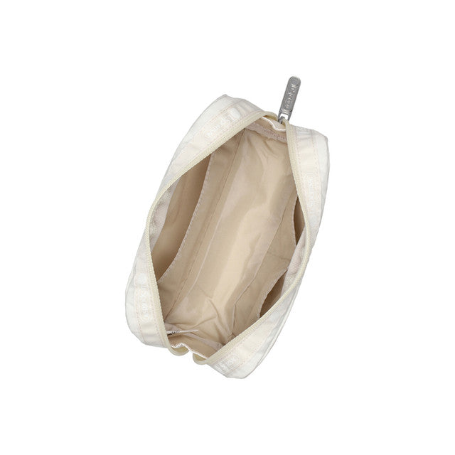 Rectangular Cosmetic In Meringue Logo Cosm