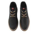 Hush Puppies Sepatu Pria Boots Jenson Chukka In Bold Black Nubuck