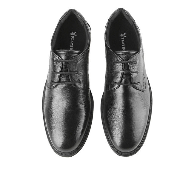 Playboy Sepatu Pria Lace Up Fiera - Laces In Black