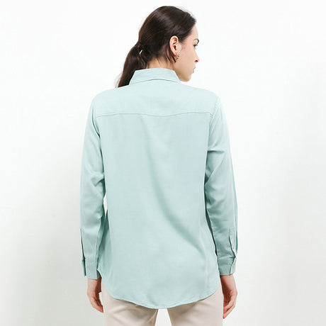Hush Puppies Pakaian Wanita Shirt Workwear Aiki In Sage