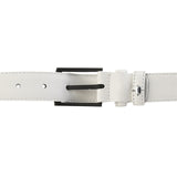 Valley Ladies Leather Pin In White