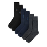Hush Puppies Aksesoris Pria Alby M Crew Socks In Black