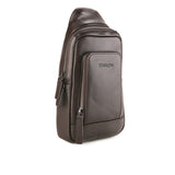 Hush Puppies Tas Pria Issac Chest Bag In Chocolate