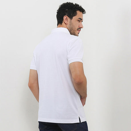 Hush Puppies Pakaian Pria Polo Farro 2 In White