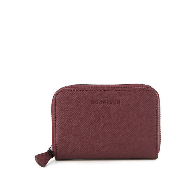 Brig Zip Cardholder-Rfid In Maroon