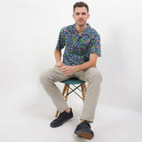 Hush Puppies Pakaian Pria Shirt Grova In Navy