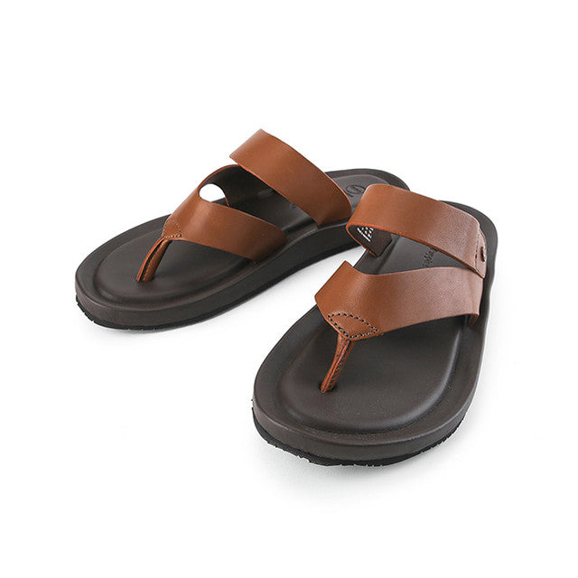 Hush Puppies Sandal Pria Spear Axel Toepost In Tan