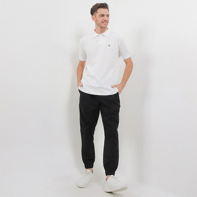 Hush Puppies Pakaian Pria Polo Bsc Buble In White