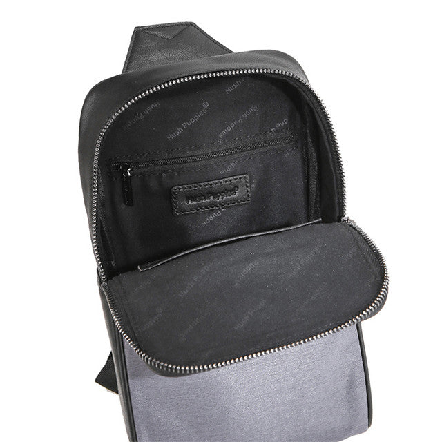 Hush Puppies Tas Pria Kristo Chest Bag In Grey