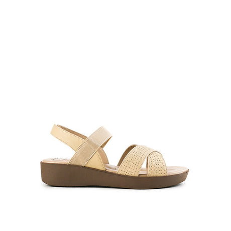 Obermain Sandal Wanita Wedges Newlyn Ferra In Pink