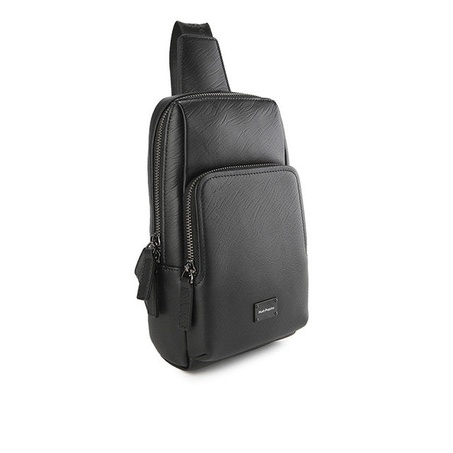 Hush Puppies Tas Pria Madison Chest Bag In Black