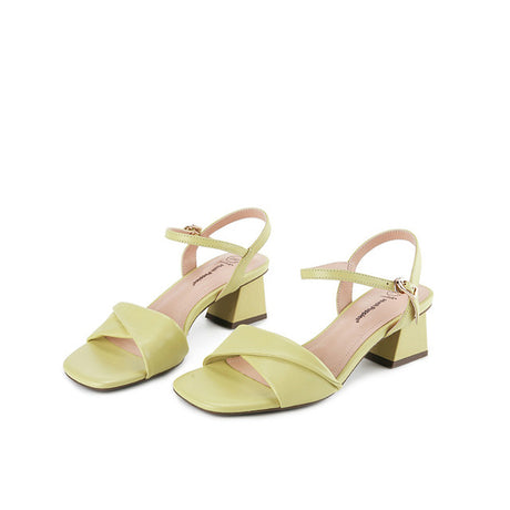 Hush Puppies Sandal Wanita Heels Yuriko In Yellow