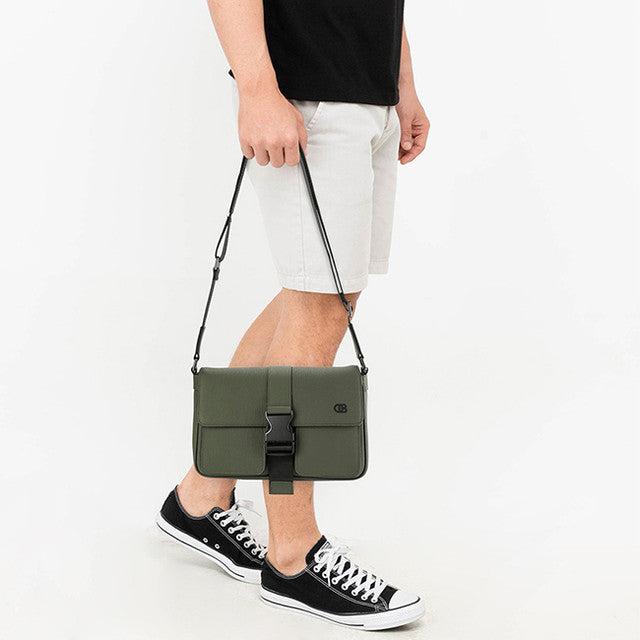 Obermain Bags Pria Bobby Messenger Bag - L In Olive