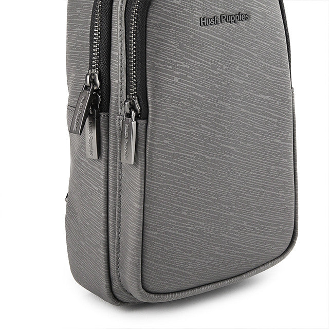 Hush Puppies Tas Pria Merric Chest Bag In Grey