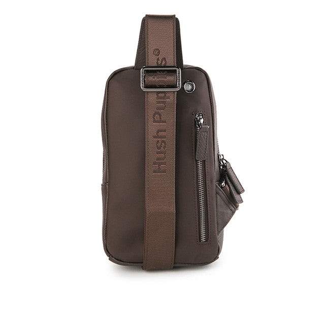 Hush Puppies Tas Pria Madison Chest Bag In Dark Brown