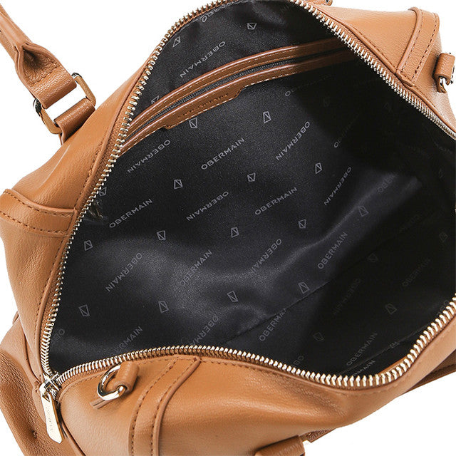 Ava Top Handle Bag In Brown