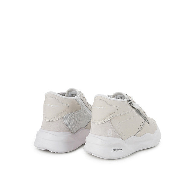 Hush Puppies Sepatu Wanita Sneakers Rush Hi Top Sneaker In White Leather