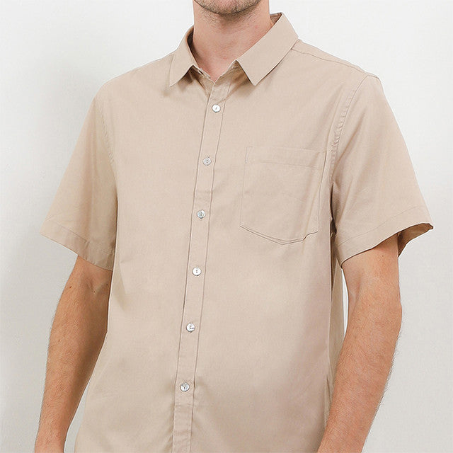 Obermain Pakaian Pria Shirt Buster In Beige