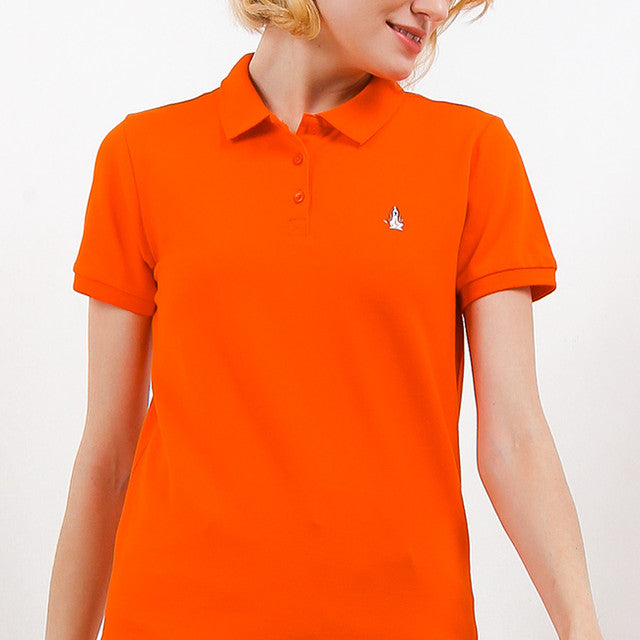 Hush Puppies Pakaian Wanita Polo Ardith 4 In Orange
