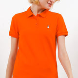 Hush Puppies Pakaian Wanita Polo Ardith 4 In Orange