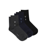 Playboy Aksesoris Kaos Kaki Unisex Long 1 In Black/Navy/Dark Grey