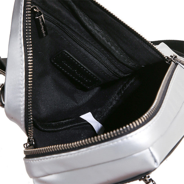 Hush Puppies Tas Pria Cross Body Malone Crossbody Bag In Silver