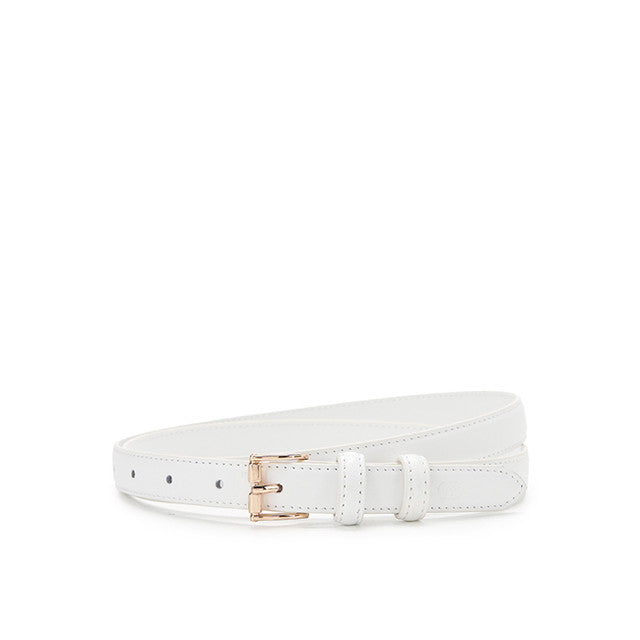 Barbara Ladies Belt In White