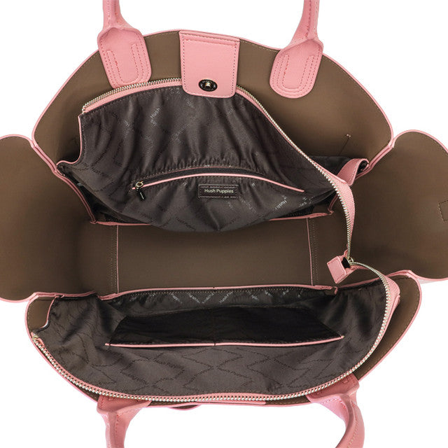 Hush Puppies Tas Wanita Gracen Satchel L In Light Pink