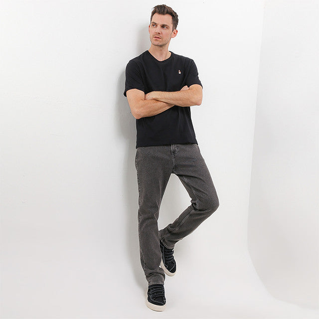 Hush Puppies Pakaian Pria T Shirt Bsc Sandwich In Black