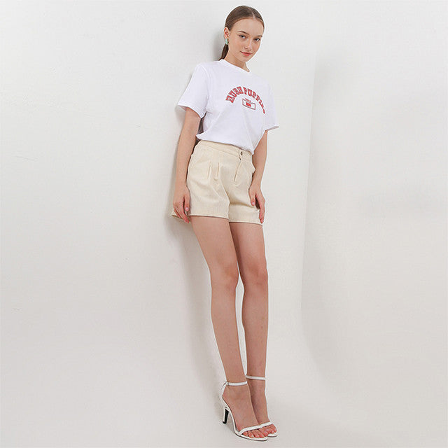 Hush Puppies Pakaian Wanita T shirt Arela In White