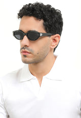 Kingship Unisex Kacamata Uno Sunglasses Black In Black