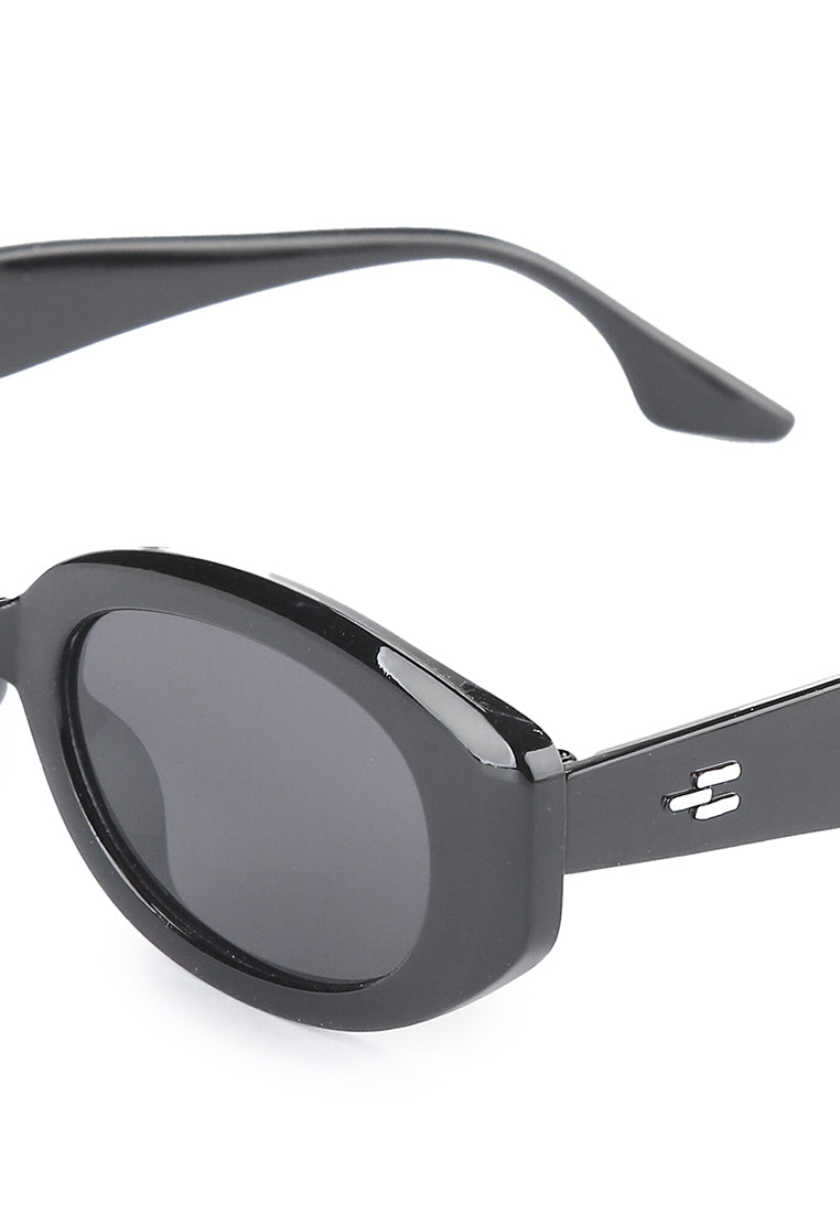 Kingship Unisex Kacamata Jenn Sunglasses Black In Black