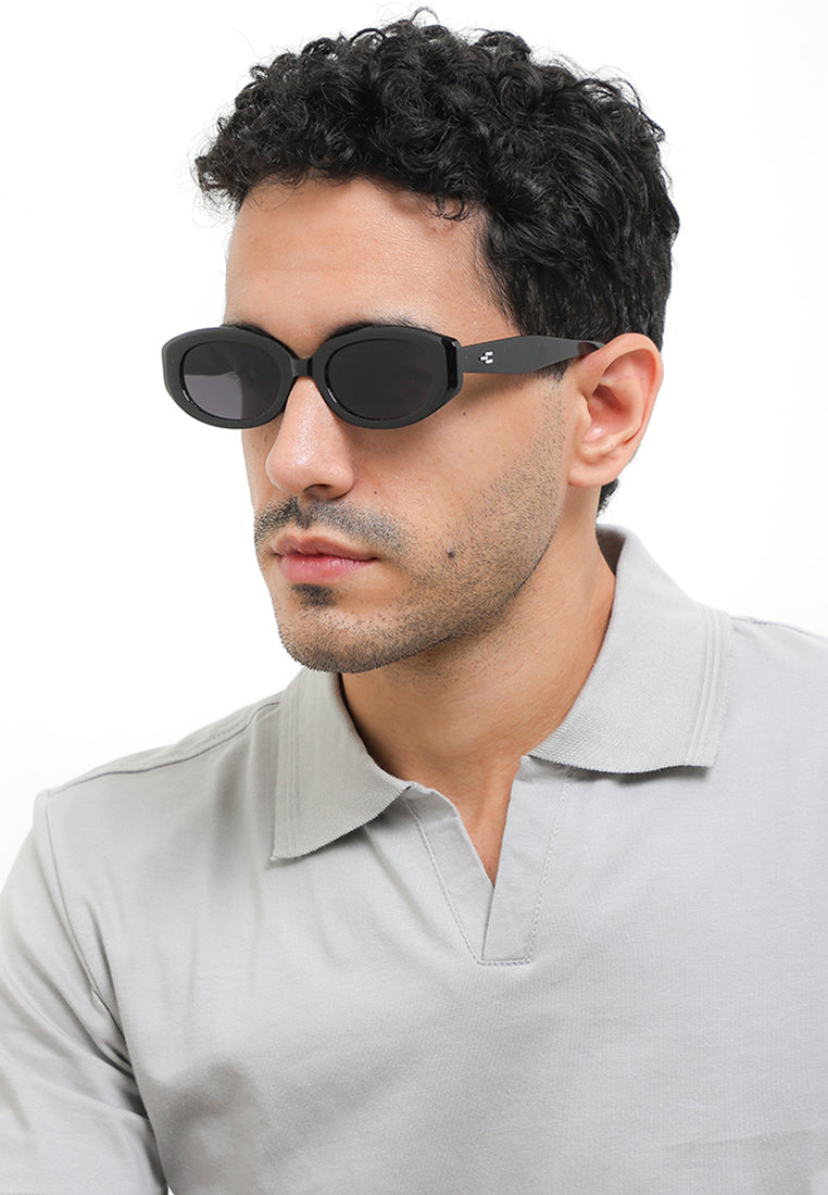 Kingship Unisex Kacamata Jenn Sunglasses Black In Black
