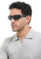Kingship Unisex Kacamata Flash Sunglasses Black In Black