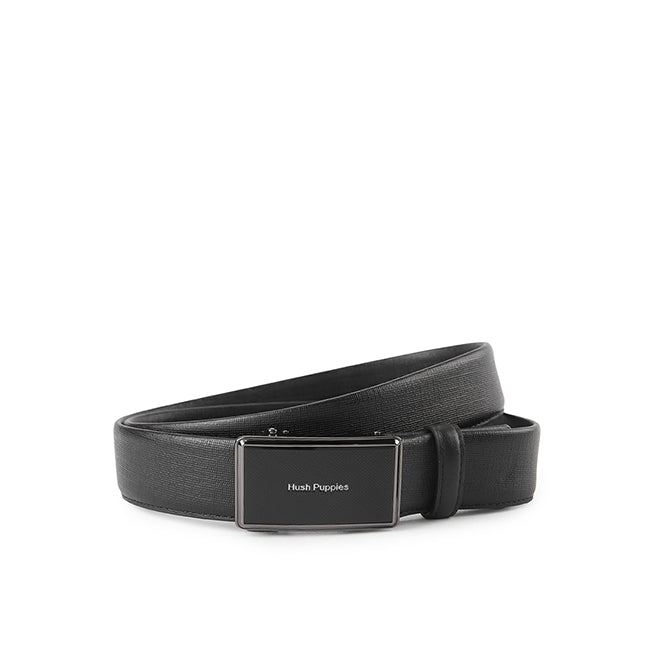 Hush Puppies Men Belt Cookie Automatic In Black