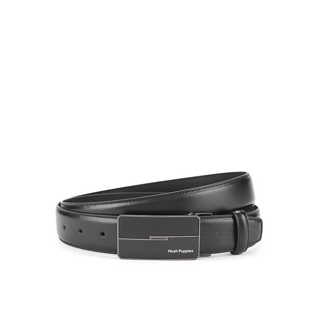 Hush Puppies Men Belt Decker Flat Clip In Black