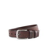 Hush Puppies Men Belt Hurley Pin In Dark Brown