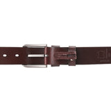 Hush Puppies Men Belt Hurley Pin In Dark Brown