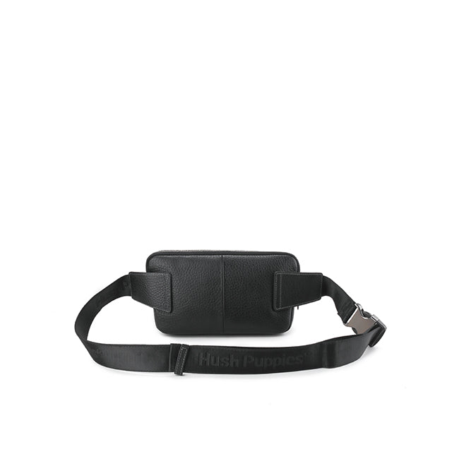 Hush Puppies Tas Pria Fabriano Waist Bag In Black