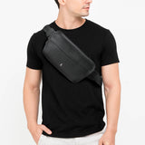 Hush Puppies Tas Pria Fabriano Waist Bag In Black