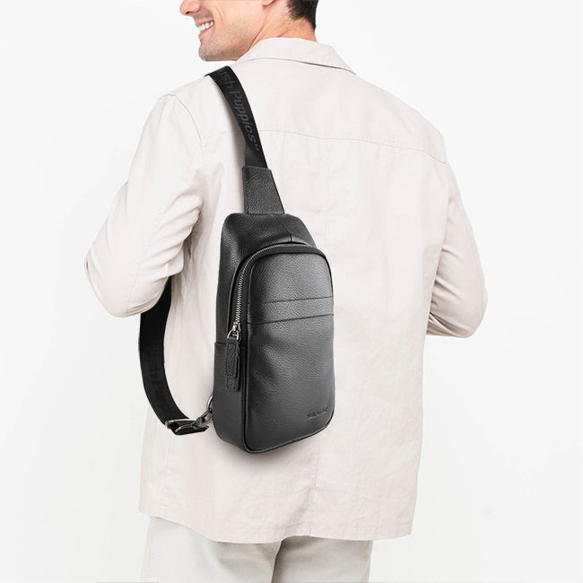 Hush Puppies Bags Pria Manny Chest Bag In Black