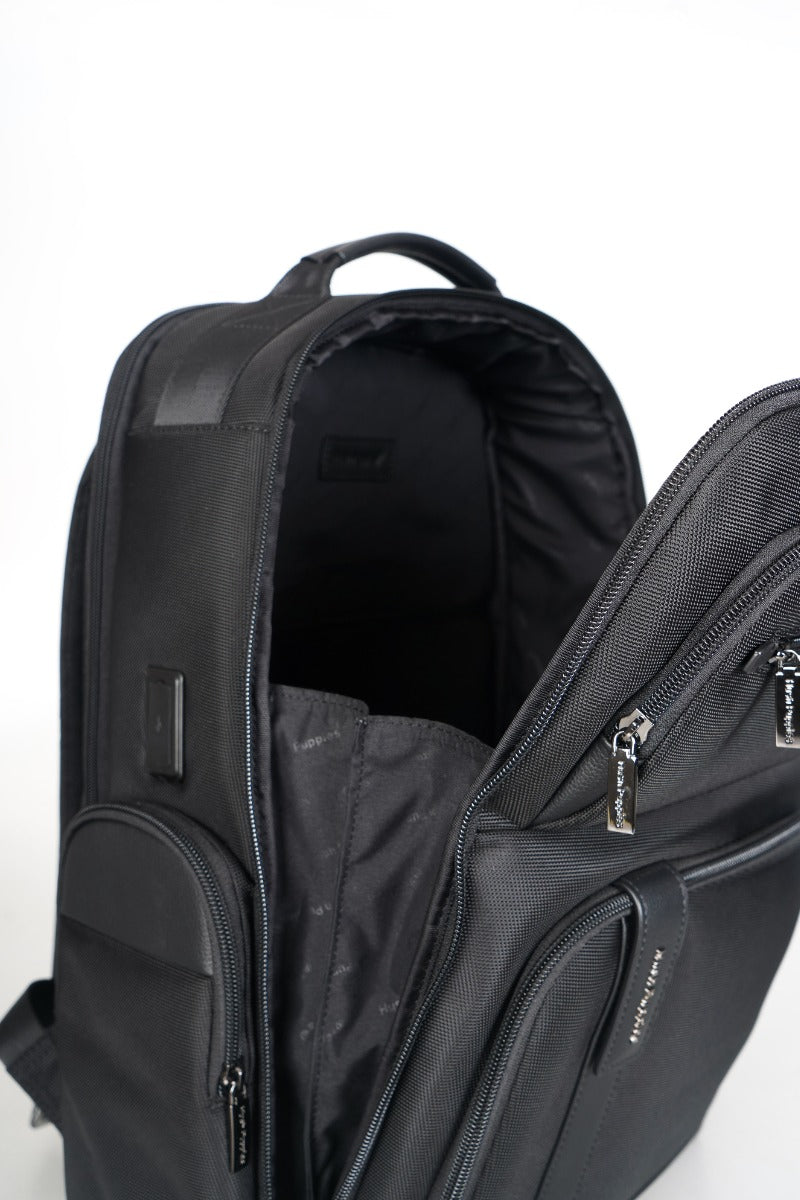 Hush Puppies Tas Unisex William Aston Backpack In Black