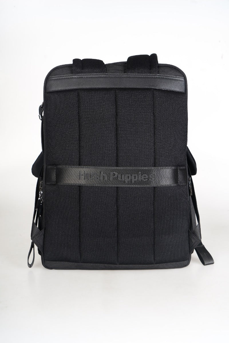 Hush Puppies Tas Unisex William Bruce Backpack In Black
