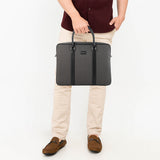 Hush Puppies Tas Document Bag Pria Art Document Bag 2211 In Grey