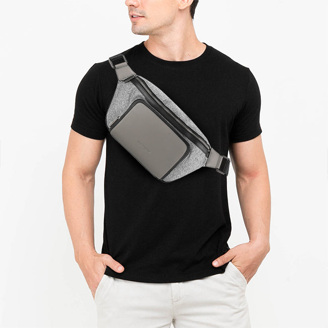 Ethan Waist Bag In Grey
