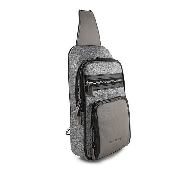 Ethan Chest Bag In Grey